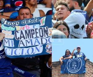 Estas son algunas de las postales más curiosas que nos dejaron los aficionados en la gran final del fútbol hondureño.