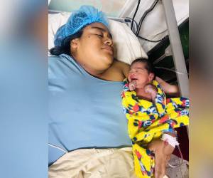 La primera niña nacida en Honduras en 2026.
