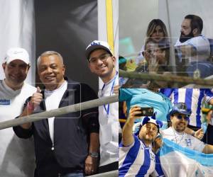 El Partido Nicaragua vs Honduras, por el boleto al Mundial 2026, hizo que varios famosos hondureños viajaran hacia Managua, la capital del vecino país, para disfrutar en vivo del encuentro deportivo. La lente de EL HERALDO captó a varios de ellos y aquí te los mostramos.