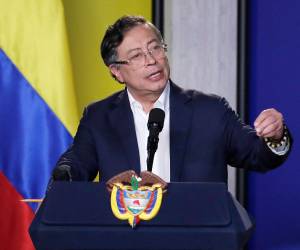 El presidente colombiano, Gustavo Petro.