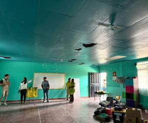Padres de familia y docentes celebraron la respuesta de las autoridades tras años de solicitudes para mejorar las condiciones del centro educativo en Lepaterique.