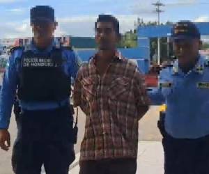 El sujeto fue remitido a Tegucigalpa donde se le presentará ante un juez competente.