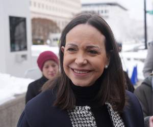 María Corina Machado se reunió este miércoles con el secretario de Estado, Marco Rubio.