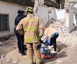 Antonio Contreras trabajaba en la demolición de un antiguo edificio en el casco histórico de Santa Rosa de Copán
