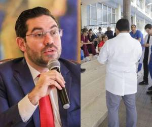 “¿Quién miente? Uno miente, uno de los dos miente. ¿Qué quiere el pueblo hondureño? Saber quién es el mentiroso”, cuestionó Cálix.