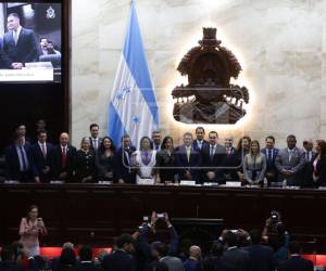 Este viernes 23 de enero se instaló la nueva Junta Directiva del Congreso Nacional (CN), que está integrada por representantes de diferentes bancadas.