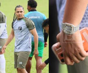 El tiktoker conocido como Davis Flow realizó su primer entreno con el Platense y así fue captado. Reloj de miles de dólares, el número que usará y mensaje a los extranjeros de Liga Nacional.