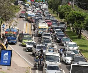 De los más de 800 mil vehículos que hay en el departamento de Francisco Morazán, más de 650 mil pertenecen al Distrito Central.