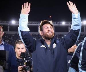 Lionel Messi anotó un gol en su último partido con la selección de Argentina.