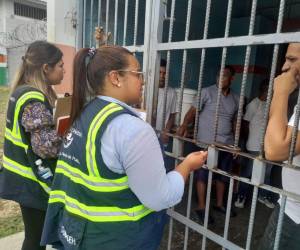 Personal del Conadeh visitó los centros penitenciarios del país para conocer las condiciones en las que estaban los privados de libertad.