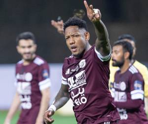 Romell Quito anota joya de gol en Arabia Saudita y llega a su séptimo con Al-Faisaly FC