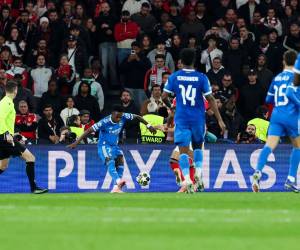 El momento en que Vinicius marcó un auténtico golazo para darle la victoria al Real Madrid.