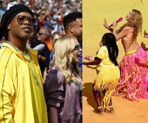 Un despliegue de música, luces y efectos especiales reunió a diferentes artistas, cautivando a millones de espectadores durante el descanso del duelo final entre España y Argentina. Aquí algunas de las mejores fotos.