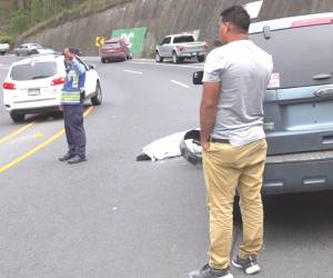 Bryan Josué García es la víctima mortal del accidente de tránsito en la carretera CA-5.