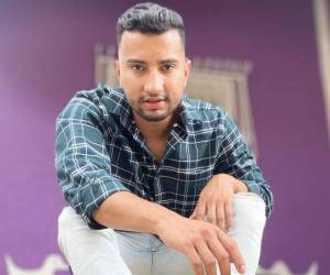 Fotografía en vida del periodista Edwin Andino.