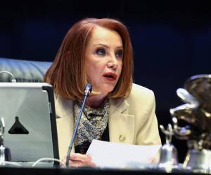 Laura Itzel Castillo, presidenta de la Cámara de Senadores de México.