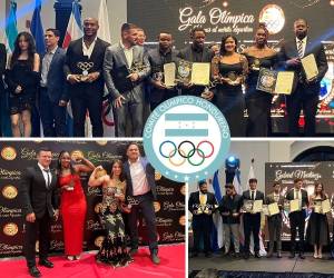 La ceremonia se llenó de galardones a los mejores deportistas de Honduras.