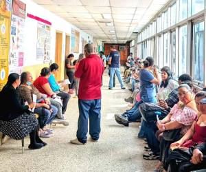 La mujer ingresó a Emergencia del Hospital Escuela de Tegucigalpa, capital de Honduras.