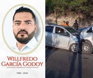 Wilfredo García Godoy (34 años), excandidato a diputado por el Partido Liberal, murió tras sufrir un accidente vial en Tegucigalpa.