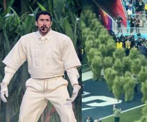 Los extras que interpretaron la vegetación del escenario montado por Bad Bunny en el Super Bowl LX generaron curiosidad sobre las condiciones laborales detrás de la producción del evento televisivo más visto a nivel mundial.
