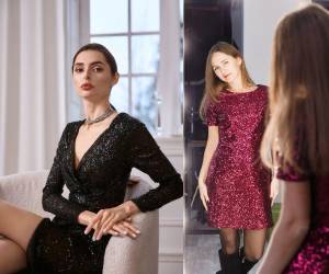 Elegir qué ponerse para despedir el año también implica pensar en cómo queremos sentirnos y qué mensaje deseamos proyectar. Las telas, los adornos y los cortes hablan tanto como el color del vestido.