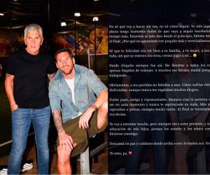 Lionel Messi recordó con dolor a su padre Jorge en una emotiva carta de despedida.