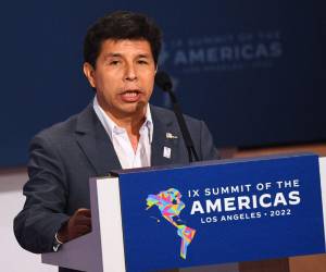 El presidente de Perú, el izquierdista Pedro Castillo.