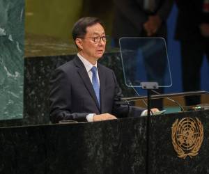 El vicepresidente chino, Han Zheng, disertó este sábado ante la Asamblea General de la ONU.