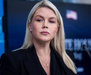 La secretaria de prensa de la Casa Blanca, Karoline Leavitt, habló ante los medios.