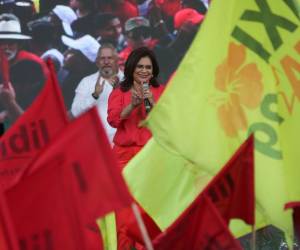 Rixi Moncada, candidata presidencial de Libre, aseguró que continuará con el legado de la refundación iniciado por Xiomara Castro.