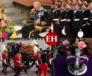 Un pueblo consternado y la incertidumbre ante un nuevo ciclo fueron parte de las escenas que dejó el funeral de la reina Isabel II este lunes 19 de septiembre. Además, un protocolo especial para despedir a la mujer que reinó durante 70 años. Aquí las imágenes.