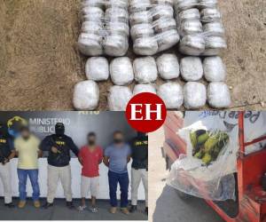 A los tres hombres se les supone responsables del delito de tráfico de drogas.