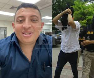 Tras un allanamiento ejecutado en el sector de Dos Caminos, Villanueva, Cortés, se detuvo al abogado Osman Laínez por la presunta revelación de la identidad de un testigo protegido. Así fue su llegada: