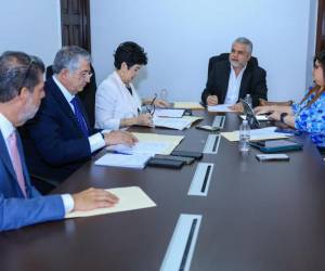 Representantes del gobierno del presidente Nasry Asfura se reunieron este lunes en Casa Presidencial para mejorar la eficiencia en la cadena logística y fortalecer la competitividad en el país.