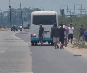 El accidente ocurrió específicamente frente a la colonia Guadalupe, ubicada en el municipio de El Progreso.