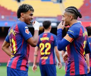 Imágenes del desarrollo del partido.