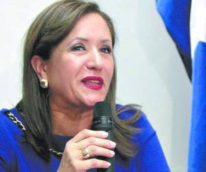 Gladis Aurora López, diputada del Partido Nacional.