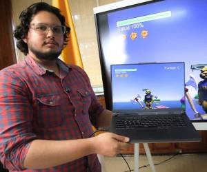 Óscar Estrada presenta <i>Puma Game</i>, un videojuego desarrollado e inspirado en la mascota de la UNAH.