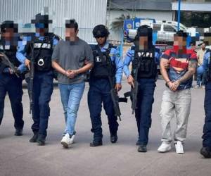 Denis Josué y Joel Puerto Ramos fueron capturados el pasado 23 de agosto al ser vinculados con el homicidio múltiple contra José Marcia Reyes, Bowye Burke Midence y Axel Obed Cerrato Pineda.