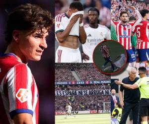 Derbi lleno de polémicas y la triste acción de Mbappé tras caer derrotados. Lo que no se vio en TV del partido Atlético vs Real Madrid.