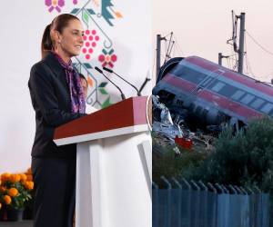 Ocho mexicanos viajaban en alguno de los trenes involucrados en el incidente, detalló Sheinbaum.
