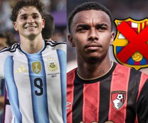 Julián Álvarez, la prioridad del Barcelona tras descartar el fichaje de Eli Junior Kroupi.