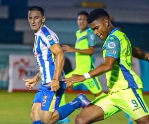 Imágenes del desarrollo del partido.