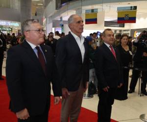 El mandatario hondureño Nasry Asfura asistió al homenaje por los 200 años del Congreso Anfictiónico celebrado en la Cancillería de Panamá.