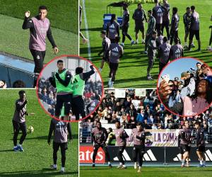 La plantilla dirigida por Xabi Alonso convivió con su afición durante la penúltima sesión de entrenamiento de 2025.