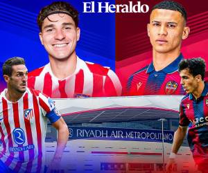 El Atlético de Madrid recibe al Levante de Kervin Arriaga.