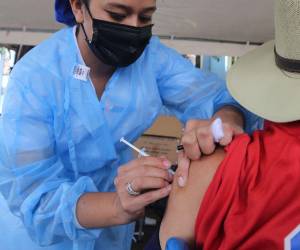 En los establecimientos de salud están aplicando la vacuna bivalente a la población mayor de 60 años de edad.