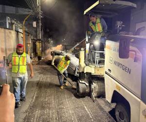 Las cuadrillas municipales han intervenido avenidas y calles dañadas en distintos sectores de Tegucigalpa y Comayagüela.