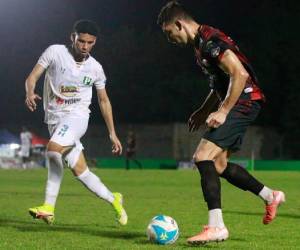 Imágenes del desarrollo del partido.