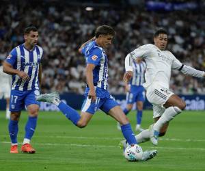 Imágenes del desarrollo del partido.